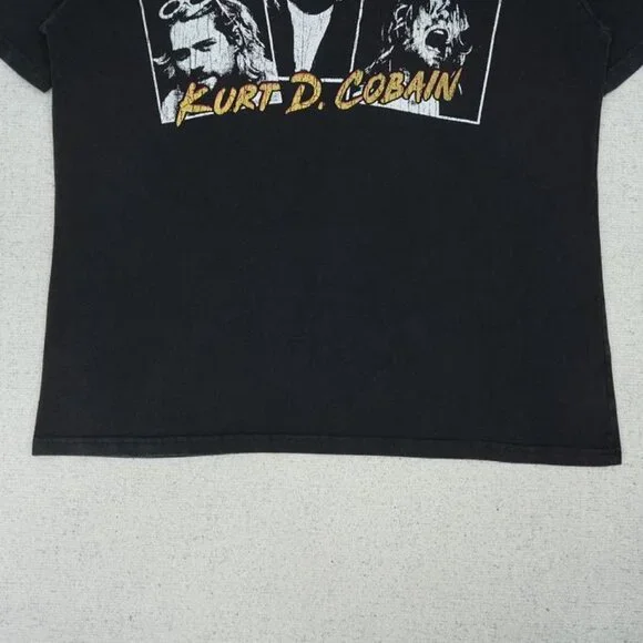 Kurt Cobain Memorial Black Short Sleeve T Shirt